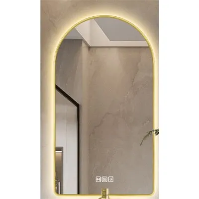 Môžem nájsť stmievateľné osvetlené LED zrkadlo s reproduktorom Bluetooth?