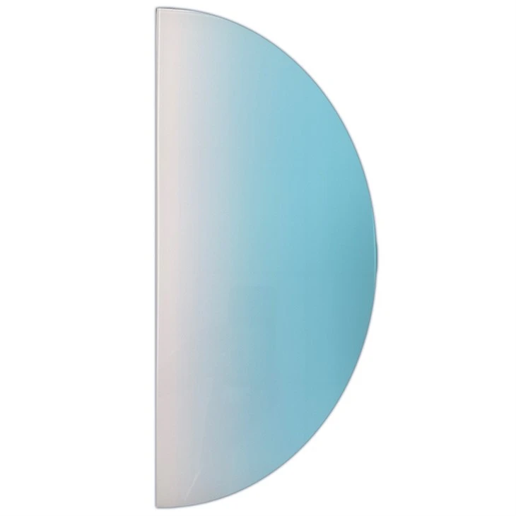 Blue Touchable Smart Glass Display for Smart Toilet